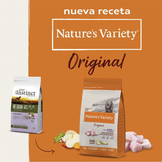 Nature's Variety Original Sin Cereales Medim Adult Pavo image number null